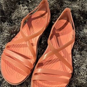 CROCS Coral Strappy Sandals for Women